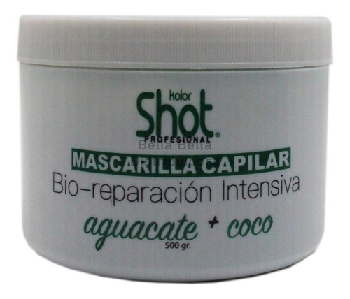 Mascarilla Bio-reparación Kolor Shot Con Aguacate Y Coco