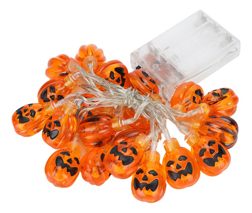 Cadena De Faroles De Calabaza Para Halloween Que Funcionan C