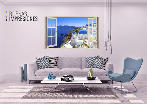 Imagen 2 de 9 de Vinilos Decorativos Ventana 3d