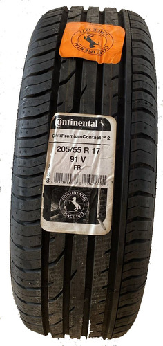 Juego De 4 Neumáticos Continental 205/55/r17 V91