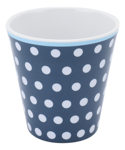 Milk Cup, Antiescaldado, Diseño De Puntos Azules De Melamina