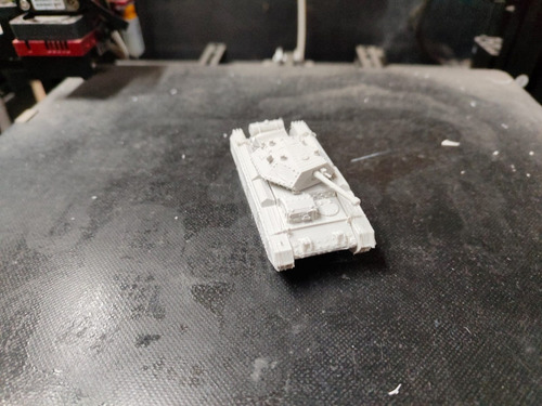 Tanque Britanico Crusader Mk3 Ww2, Escala 1/72, Color Blanco