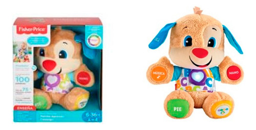 Peluche Perro Fisher Price Aprende Conmigo Universo Binario