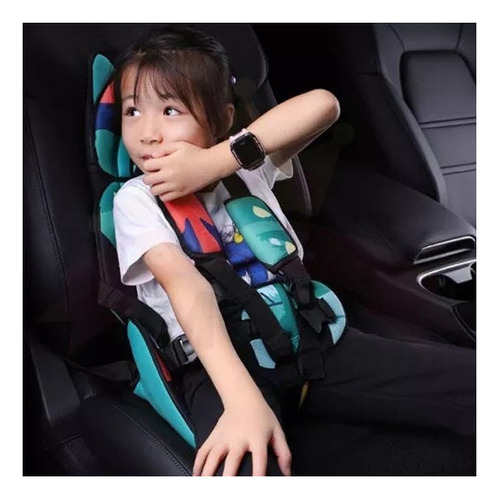 Assento De Viagem Confortável Assento De Carro Infantil Cor Preto