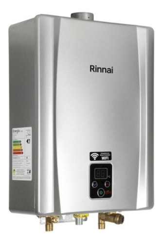 Aquecedor A Gás Rinnai E21 Feh Glp Prata
