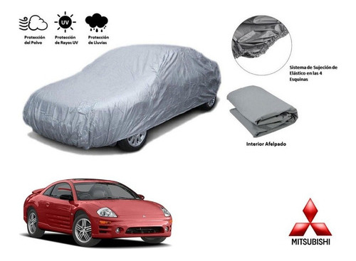 Cubierta Funda Cubreauto Afelpada Mitsubishi Eclipse 2004