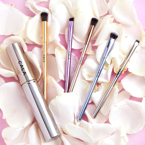 Set De Brochas Para Ojos 5 Piezas Look Perfecto Cala