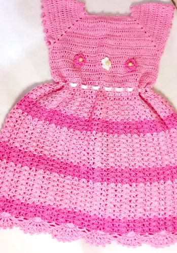 VESTIDO DE CROCHÊ INFANTIL 