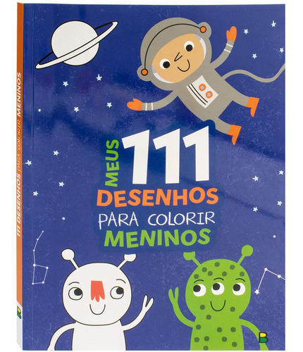 Meus 111 Desenhos Para Colorir: Meninos, De Todolivro. Editora Brasileitura, Capa Mole Em Português
