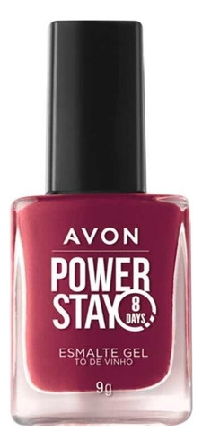 Avon - Power Stay - Esmalte Gel - Diversas Cores Cor To De Vinho