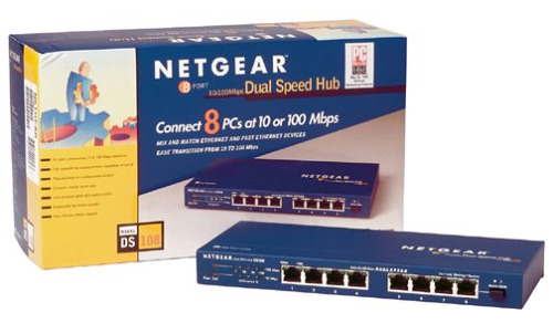 Concentrador Netgear Puerto Mbps Doble Velocidad