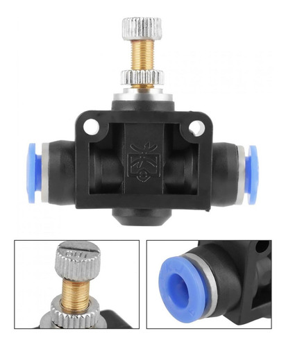 Válvula De Flujo Neumática 10pcs/set De Control Neumático De