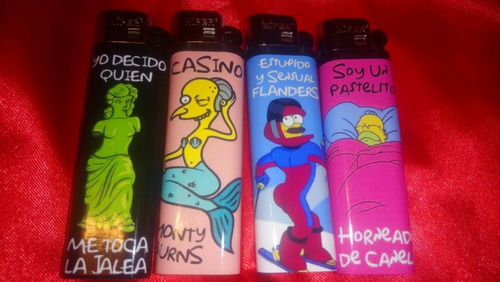 Encendedores  Los Simpsons Nuevos Modelos