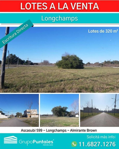 Imagen 12 de 12 de Lote En Longchamps A Mts De Av Berlin