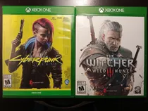 Comprar 2 Videojuegos Cyberpunk 2077 The Witcher 3 Xbox One Paquete