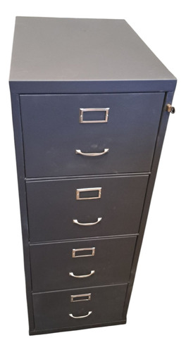 Fichero/cajonera P/herramientas C/llave Negro 133x49x79cm Negro Mate (Usado)