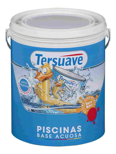 Pintura Para Piletas Piscinas Tersuave Acuosa Mate 10 Lt Color Azul