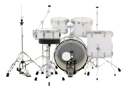 Bateria Acústica Nagano Garage Fusion 20 Mwt Modern White