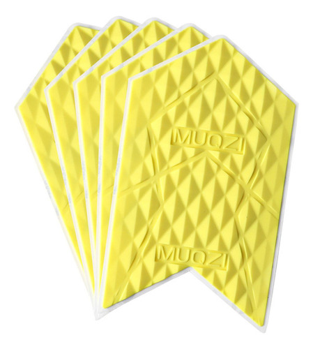 - 5x Bike Frame Protector Sticker Guard Chain L Amarillo