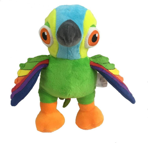 Peluche Musical Lorito Pepe Granja Zenòn 20cm Casa Valente