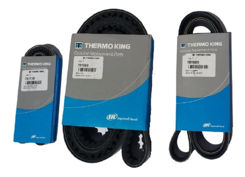 Imagem 2 de 4 de Jogo 3 Correias Thermo King Para T1000 781736 781669 781689