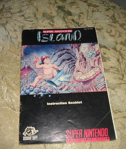 Manual Super Adventure Island Original - Super Nintendo