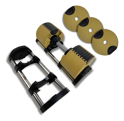 Dumbbell Regulavel Halter Ajustavel Musculação Até 36kg