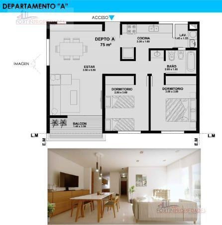 Imagen 4 de 5 de Departamento - La Plata