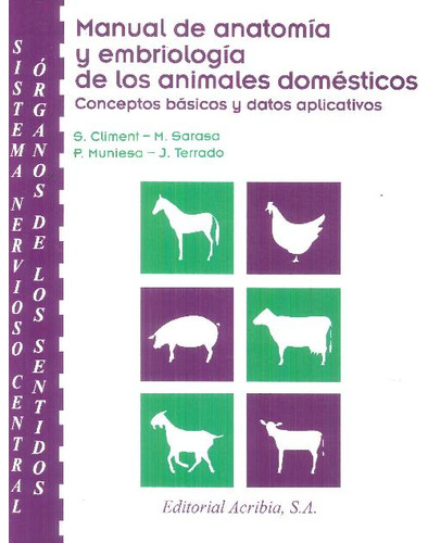 Libro Manual De Anatomía Y Embriología De Los Animales Domés