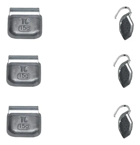 comprar Contrapeso Tc Plomo 20 Gramos Clip Universal - 50 Unidades