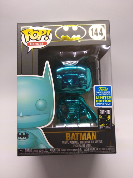 Funko Pop Batman Cromado Azul 144 Exclusivo | Envío gratis