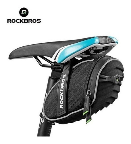 Imagen 2 de 6 de Bolso Para Sillín Asiento De Bicicleta Contra Agua Rockbros