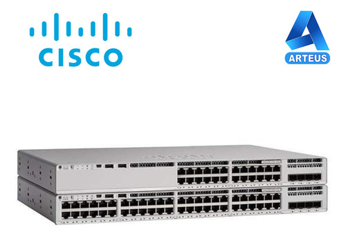Cisco C9200l-48p-4x Switch Catalyst 48 Puertos Poe 4sfp+ L3