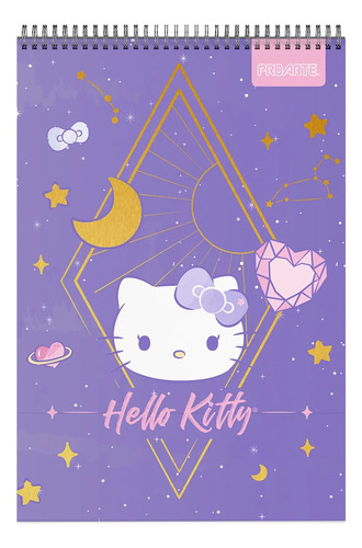 Croquera Hello  Kitty Proarte 22x32cm, 80 Hojas Tapa Dura