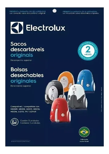 comprar Bolsas Aspiradora Electrolux Neo09neo10 Neo11 Neo12 Original