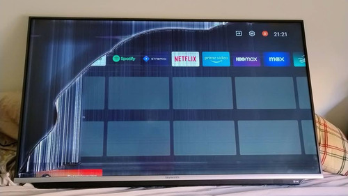 Tv Led 4k Android Tv - Skyworth Sw55s6sug Pantalla Rota