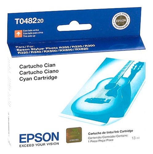 Tinta Epson T048220 Or T0482 Cian