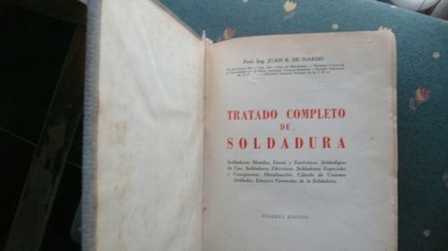 Tratado Completo De Soldadura De Juan B. Nardo