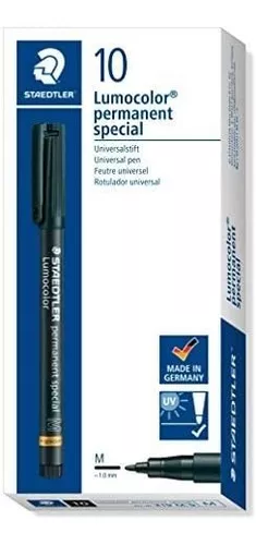 Rotulador Staedtler Lumocolor Permanente Mediano Negro