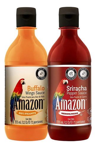 Salsas Amazon Picantes X2 Kit - Ml A $43 - mL a $44