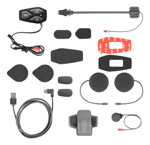 Intercomunicador Capacete Interphone U-com 3 Hd Duplo @#