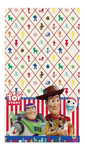 Mantel Plastico Toy Story 1.80 X 1.20 Mt Cumpleaños Cotillon