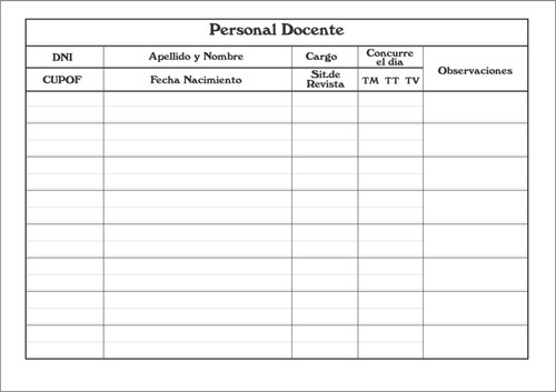Imagen 2 de 8 de Agenda Docente Directivos Descargable En Pdf
