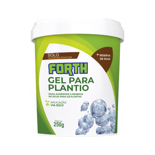 Forth Gel Para Plantio 250g - Hidrogel Retentor Agua Planta