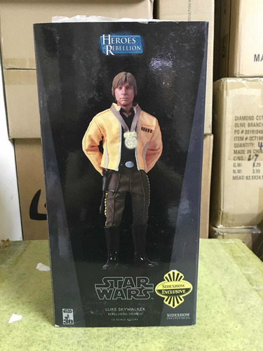 Luke Skywalker Yavin 1/6 Star Wars Heroes Sideshow Usado!!!