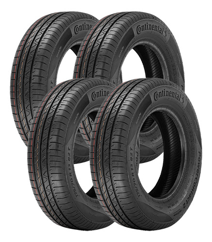 Jogo 4 Pneus Continental Aro 15 Powercontact 2 185/60r15 84h