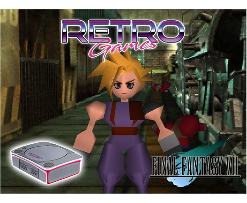 Retrogames Con 4000 Juegos + Final Fantasy Vii Ps1 Retromx (Usado)