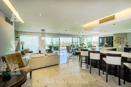 Imagen 2 de 30 de Departamento Penthouse, Venta/renta, Amueblado 5 Recámaras, Doble Altura, Sala Tv, Puerto Cancún
