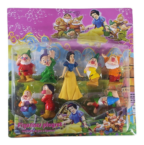 Kit Boneca Branca De Neve E Os 7 Anões Branca De Neve