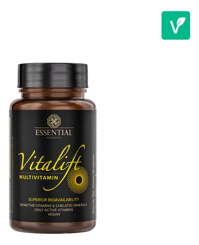 Vitalift 90caps Vitaminas E Minerais - Essential Nutrition